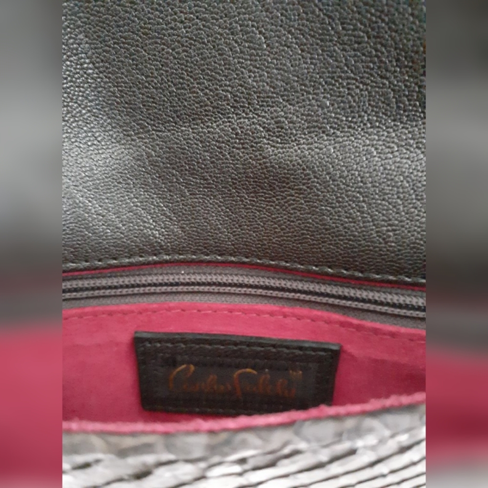 Carlos Falchi Python Clutch - Picture 3 of 5